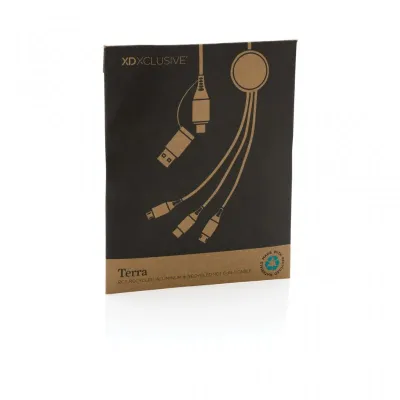Terra 60W RCS recycled aluminium 120cm 6-in-1 cable