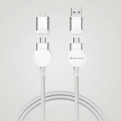 Oakland RCS recycled plastic 6-in-1 fast charging 45W cable