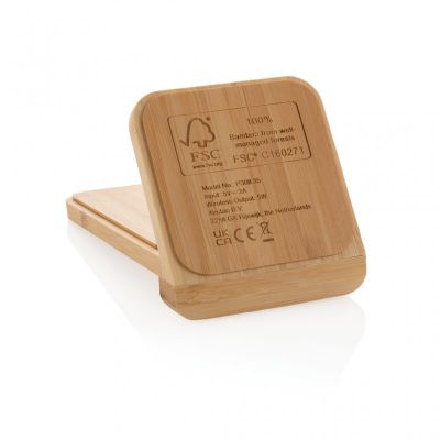 Bamboo 5W wireless charging stand