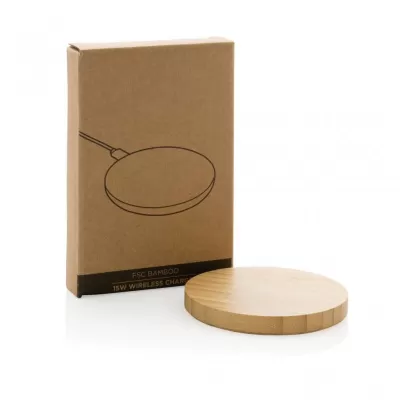 Bamboo 15W wireless charger