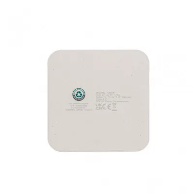 RCS recycled plastic 10W Wireless charger with USB Ports