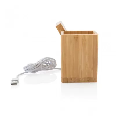 Calgary bamboo 10W wireless charger