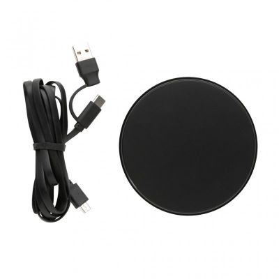 RCS standard recycled plastic 10W wireless charger