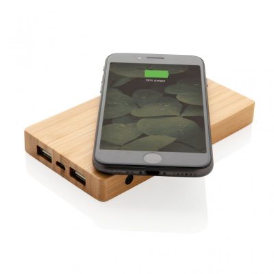 Bamboo 4.000 mAh wireless 5W Powerbank