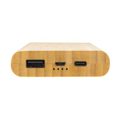 Bamboo 8.000 mAh 5W wireless powerbank