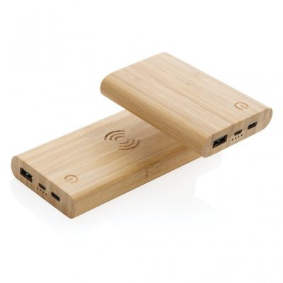 Bamboo 8.000 mAh 5W wireless powerbank