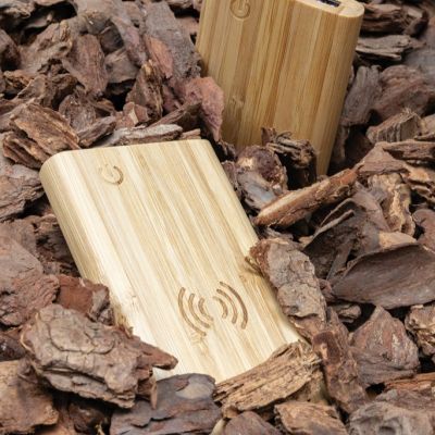 Bamboo 8.000 mAh 5W wireless powerbank