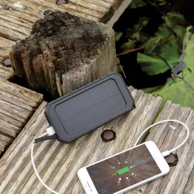 RCS recycled plastic Solar powerbank with 10W Wireless