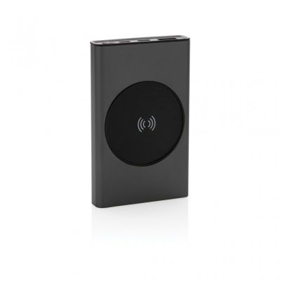 Terra RCS recycled aluminium 5000 mAh powerbank 5W wireless