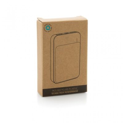 RCS standard recycled plastic 10.000 mAh powerbank