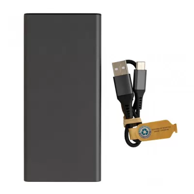 Terra RCS recycled 18W aluminium powerbank 10.000 mAh