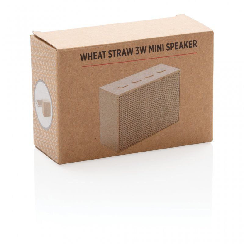 Wheat straw 3W mini speaker