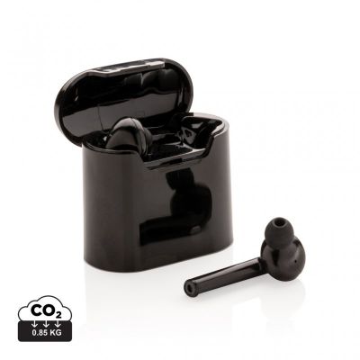 Liberty wireless earbuds in charging case