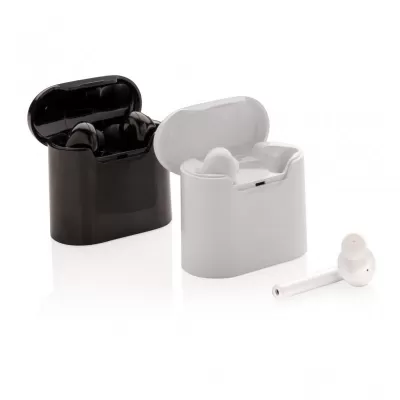 Liberty wireless earbuds in charging case