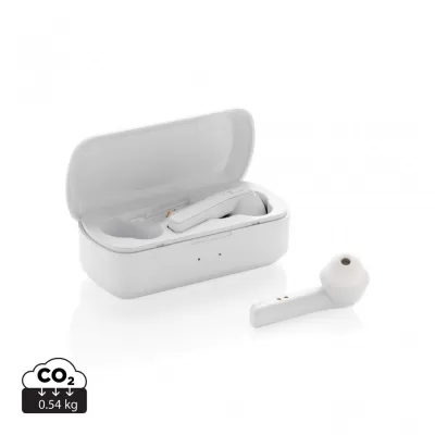 Free Flow TWS earbuds in charging case