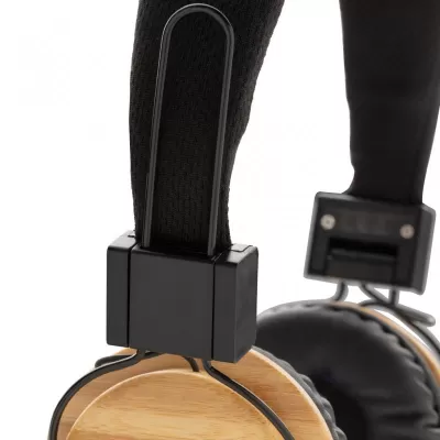 Bamboo wireless headphone