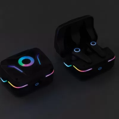 RGB gaming earbuds with ENC