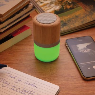 Bamboo colour changing 3W speaker light