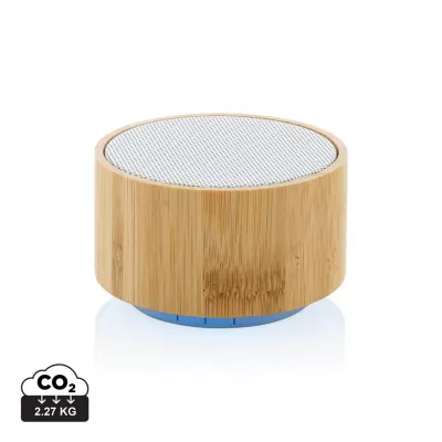 RCS recycled plastic and bamboo 3W wireless speaker