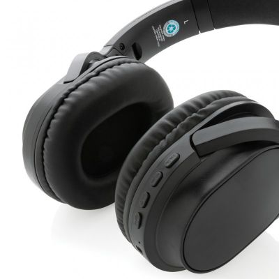 RCS recycled plastic Elite Foldable wireless headphone