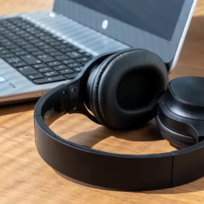 RCS recycled plastic Elite Foldable wireless headphone