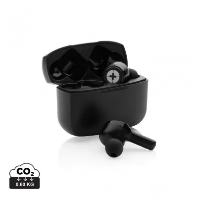 RCS recycled plastic Swiss Peak ANC TWS earbuds