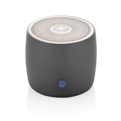 Swiss Peak RCS recycled aluminium 3W bass speaker