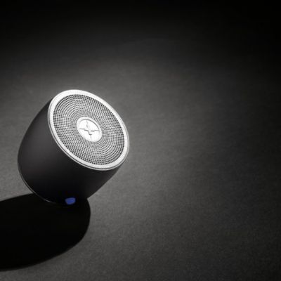 Swiss Peak RCS recycled aluminium 3W bass speaker