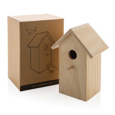 Wooden birdhouse