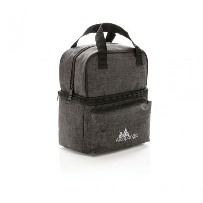 Cooler bag with 2 insulated compartments