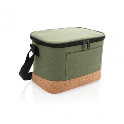 Two tone cooler bag with cork detail