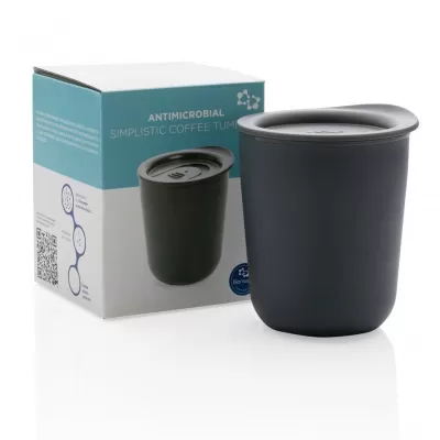 Simplistic antimicrobial coffee tumbler