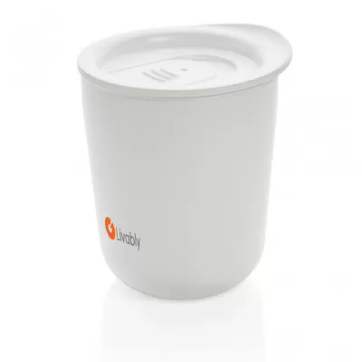 Simplistic antimicrobial coffee tumbler