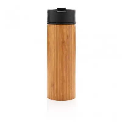 Bogota vacuum bamboo coffee mug