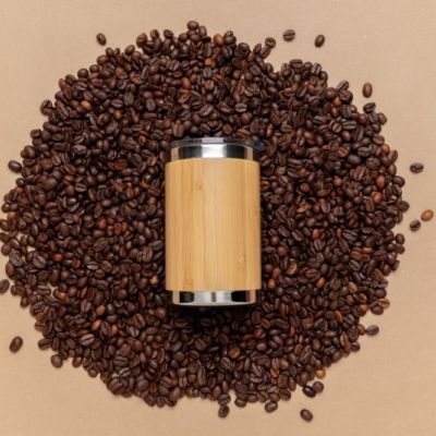 Bamboo coffee to go tumbler