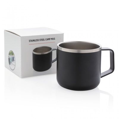 Stainless steel camp mug