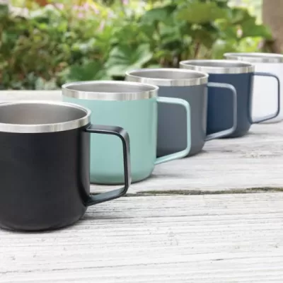 Stainless steel camp mug