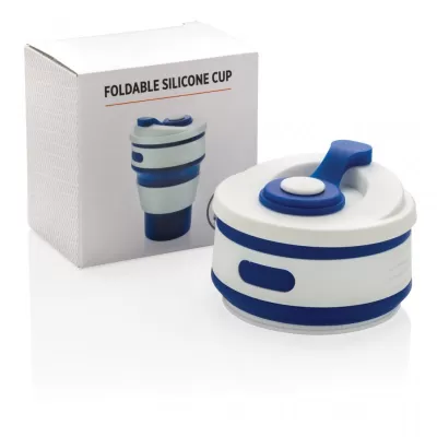 Foldable silicone cup