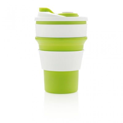 Foldable silicone cup