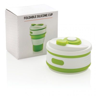 Foldable silicone cup