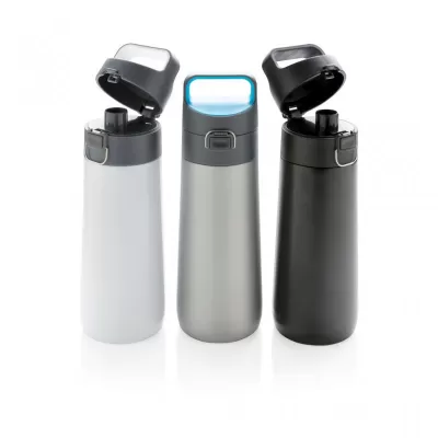 Hydrate leak proof lockable vacuum bottle