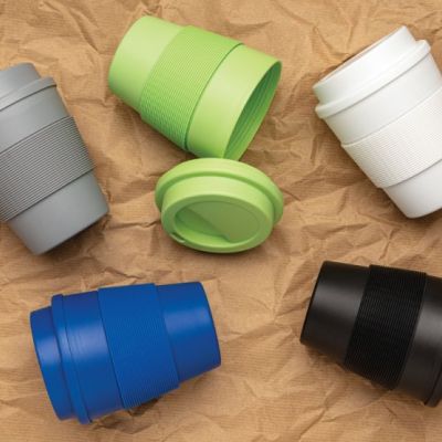 Reusable Coffee cup with screw lid 350ml