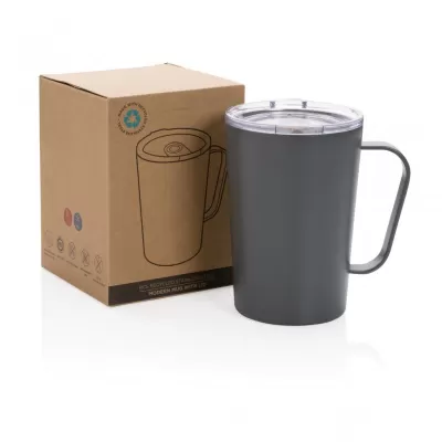 RCS Recycled stainless steel modern vacuum mug with lid