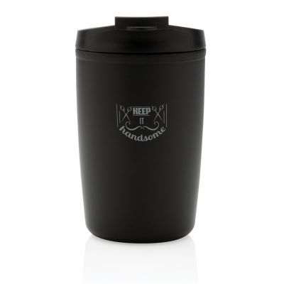 GRS Recycled PP tumbler with flip lid