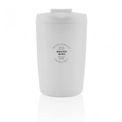 GRS Recycled PP tumbler with flip lid