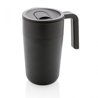 GRS Recycled PP and SS mug with handle