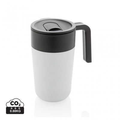 GRS Recycled PP and SS mug with handle