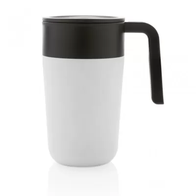 GRS Recycled PP and SS mug with handle