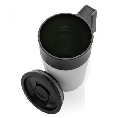 GRS Recycled PP and SS mug with handle