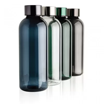 Leakproof water bottle with metallic lid